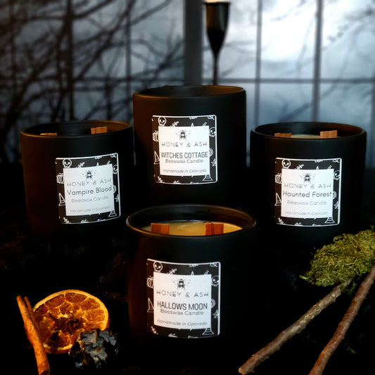 Halloween Beeswax Candles