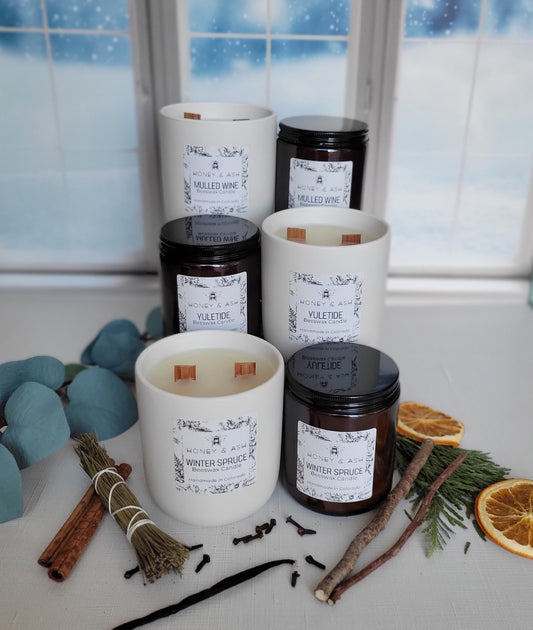 Christmas Beeswax Candles