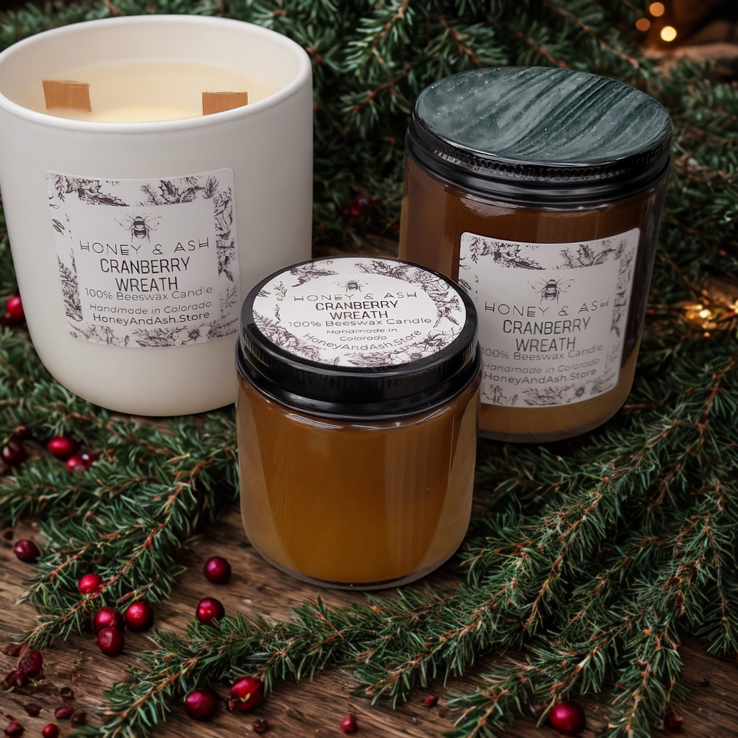 Christmas Beeswax Candles